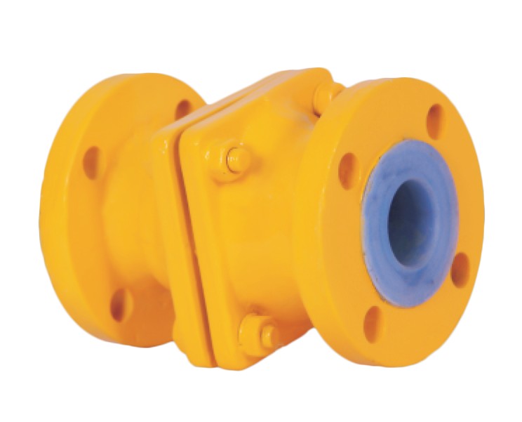 CS / MS / SS 25NB to 250NB PTFE Lined Non-Return Valve, Flanged